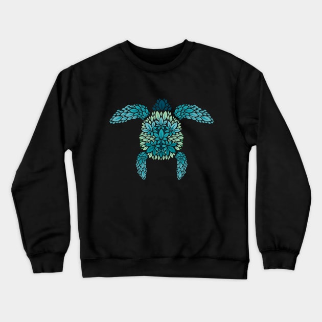 Turtle Crewneck Sweatshirt by LetterQ